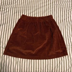 American Eagle Corduroy Skater Skirt
